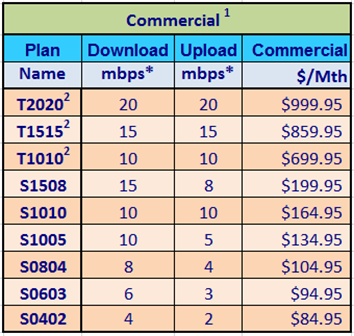 Commercial Pricing